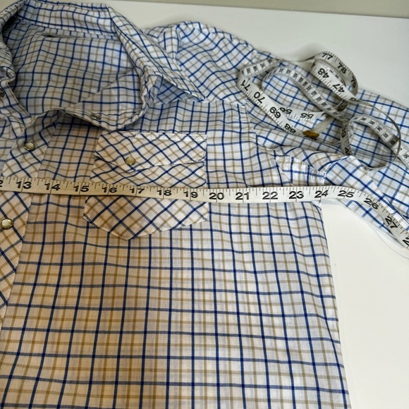 Wrangler Pearl Snap Men's shirt Short Sleeve. - Picture 5 of 6
